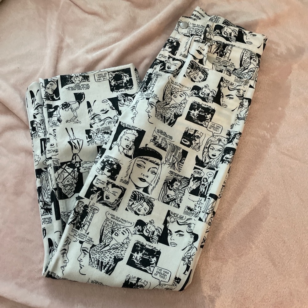 Reformation Newsprint Jeans